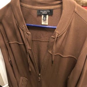 Talbots jersey jacket